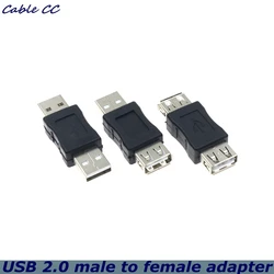 USB A Male female  to Male female Connector Adapter USB 2.0 A Joiner Coupler Extension Extender Data Cable Cord Converter
