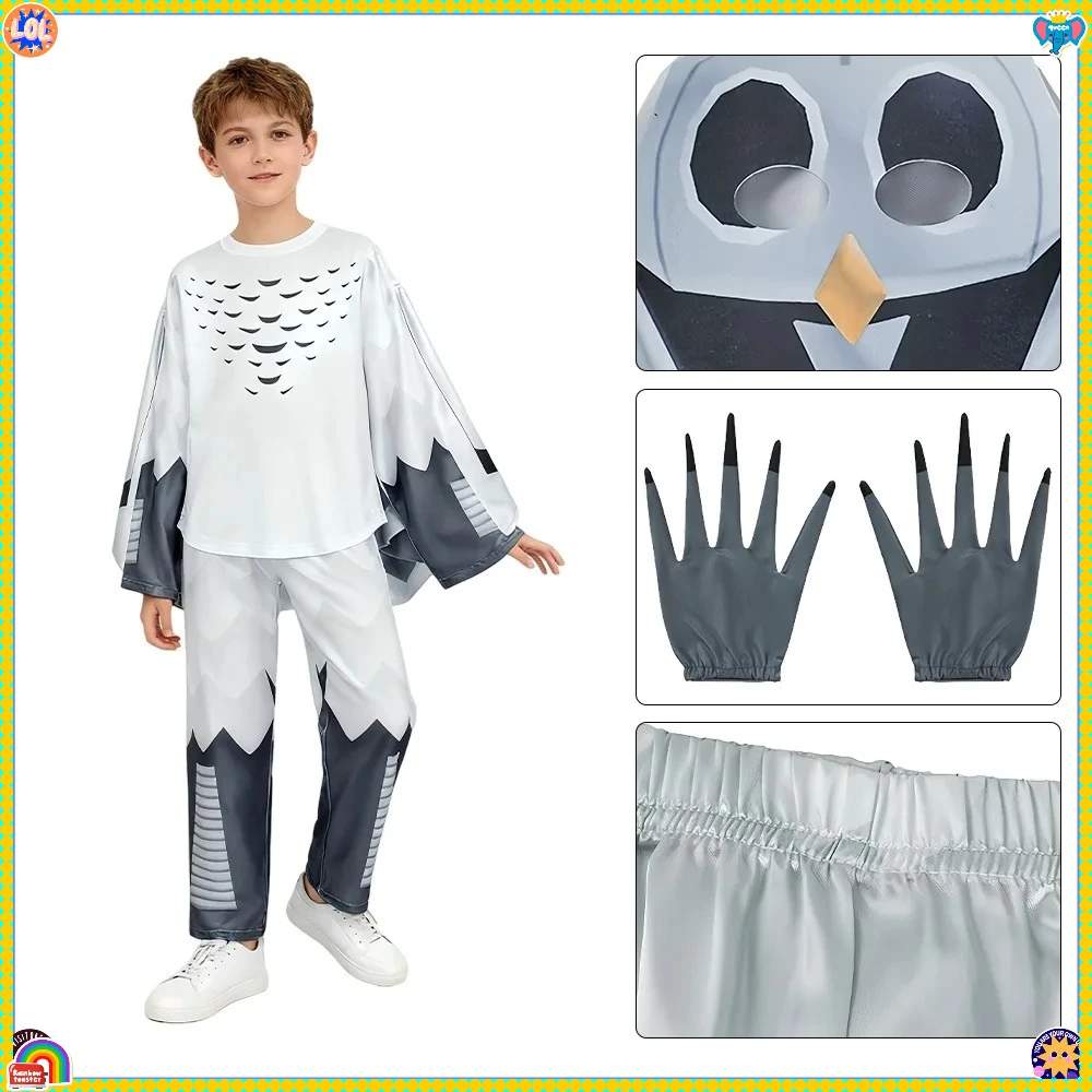 حار الأطفال الكبار تأثيري 99 ليال الغابات الغزلان الزي ثلاثية الأبعاد طباعة تأثيري حلي هالوين كرنفال لعبة الرعب فستان البدلة #3