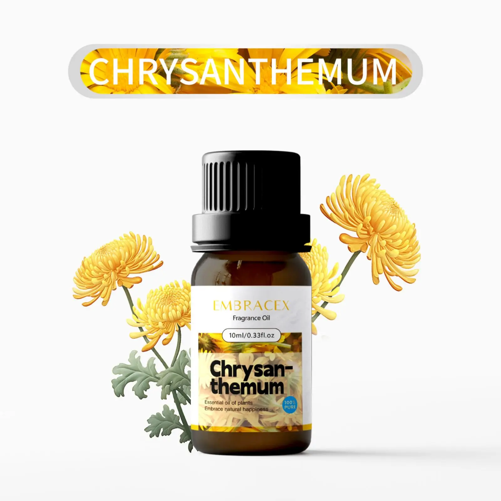 10ml Chrysanthemum Fragrance Oils Flower Car Funny Gifts Sweet Air Freshener in the Car