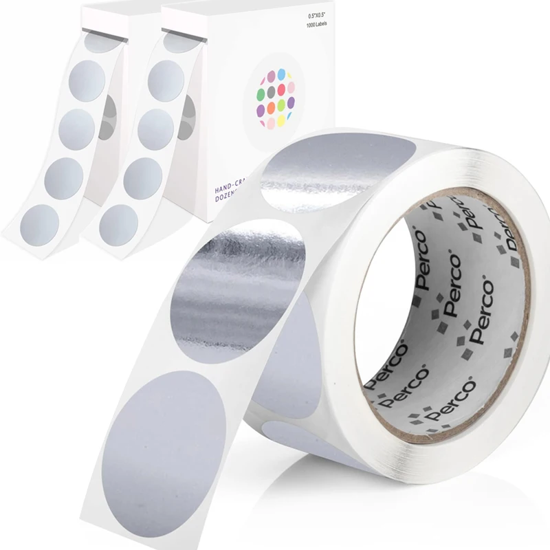 300Pcs Silver Heart Handmade Sticker Gold Paper Stickers Adhesive DIY Scrapbooking Stickers Envelope Party Gift Decoration Label