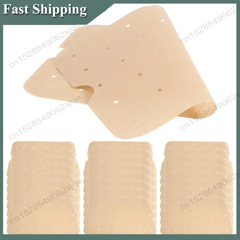 -ABKM 100 pièces papier pour friteuse à Air trou d'air friteuse à Air doublures en papier parchemin pour Ninja Foodi Smart FG551 accessoires de friteuse à Air