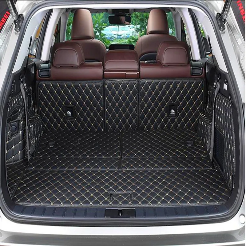 

High quality! Special car trunk mats for Lexus RX 350HL 6 7 seats 2022 cargo liner mat boot carpets cover for RX350HL 2021-2018