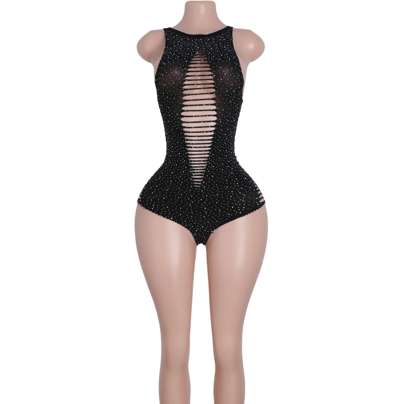 Exotic Dancewear Bodysuits for Women Sexy Cutout ShortsStriper Performances Club Events Nightlife Entertainment