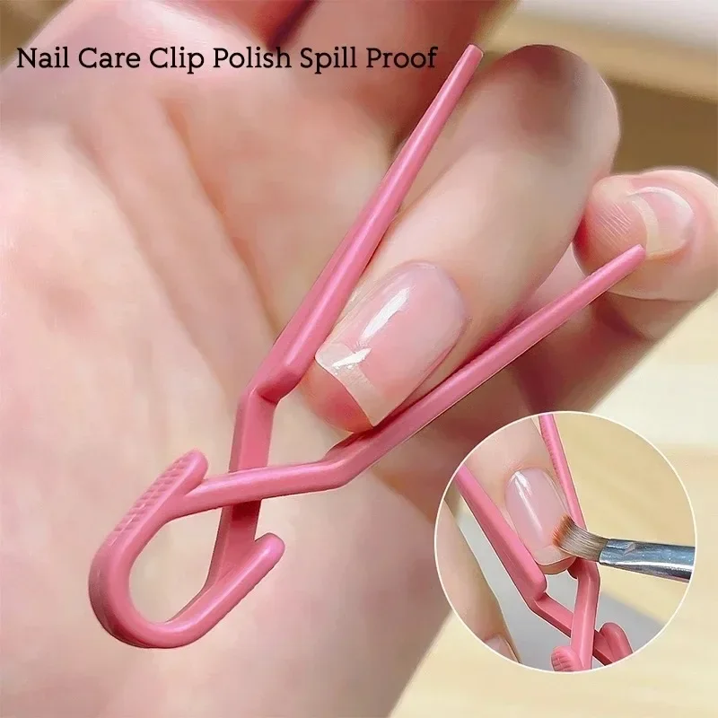 

5/10pcs Nail Clip Shaping Clip Paint Spill-proof Mixed Color Nail Painting Protection Clip To Prevent Paint Leakage Nail Tools