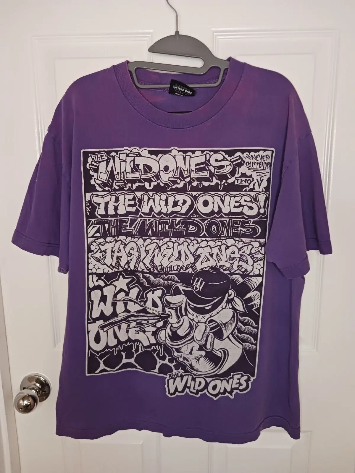 The Wild Ones Shirt Size Large Pur Travis Barker blink 182 Famous Stars & Straps