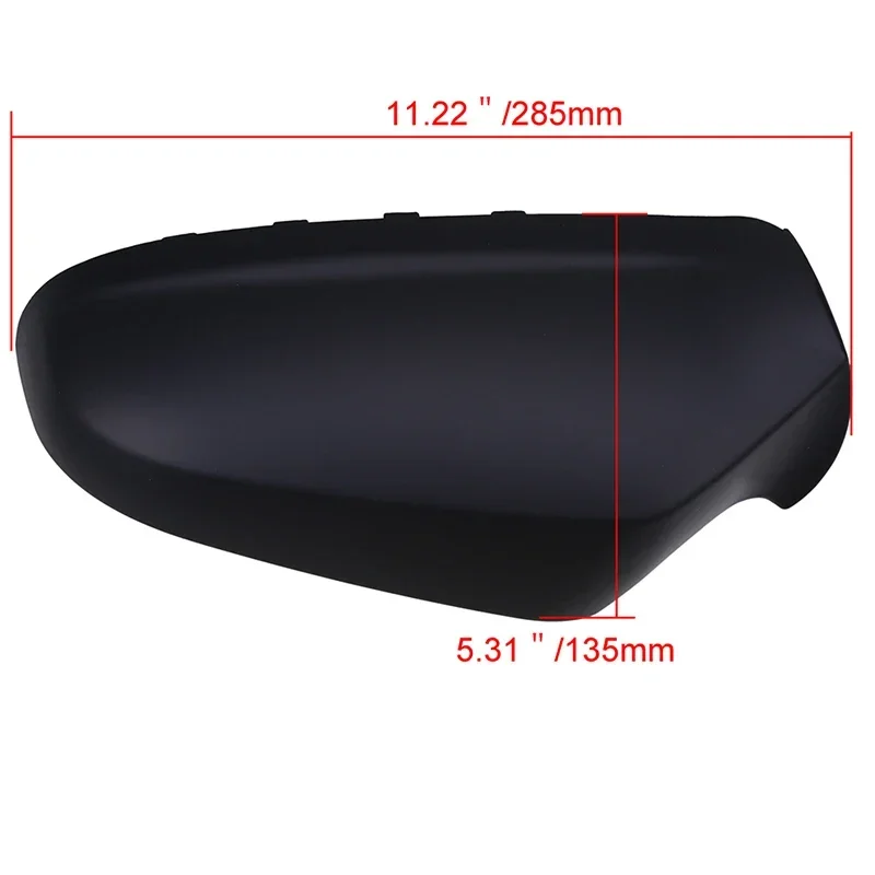 POSSBAY Car Left /Right Rearview Mirror Black Door Wing Mirror Cover Exterior Parts for Opel Astra H 2004 2005 2006 2007 2008