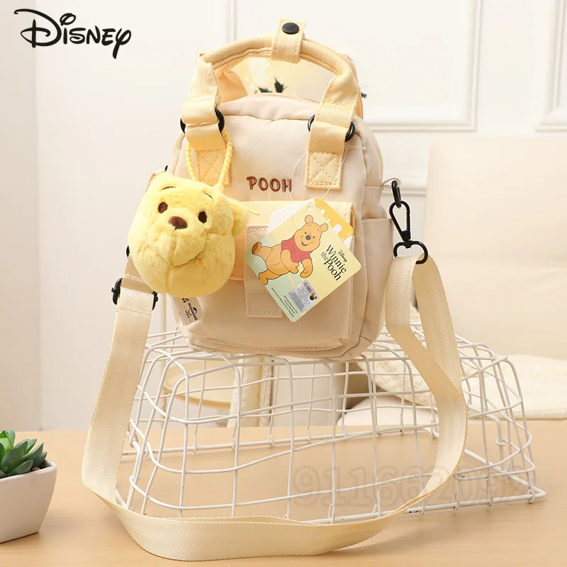 Disney New Women's Mini Shoulder Bag Cartoon Cute Women's Mini Shoulder Messenger Bag Fashion Doll Women's Bag High Quality