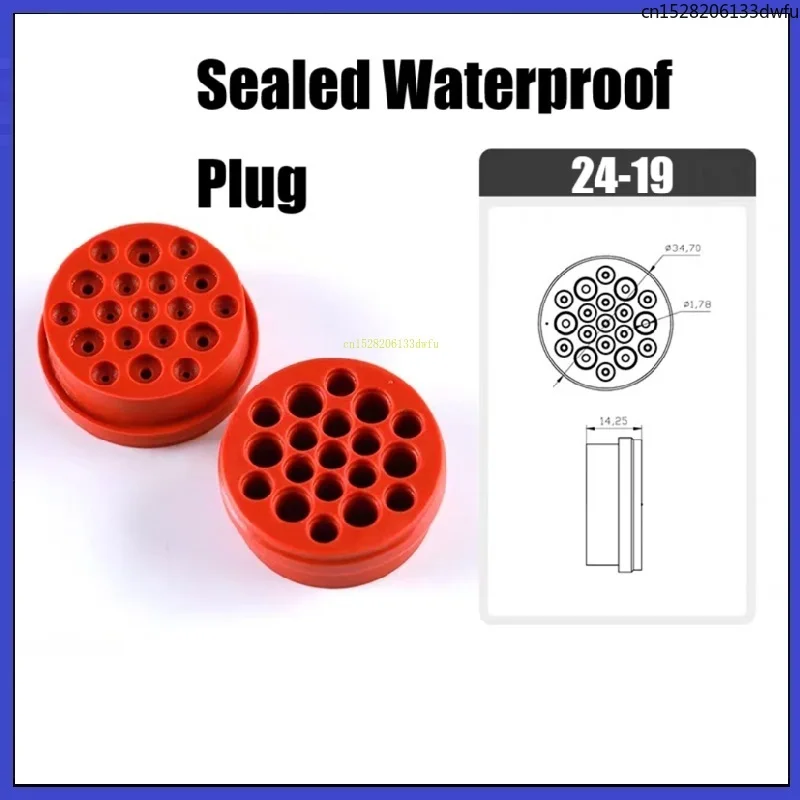 24-19 Automotive Aviation Socket Connector Plug Silicone Waterproof Sealing Plug Manufacturer Wholesale