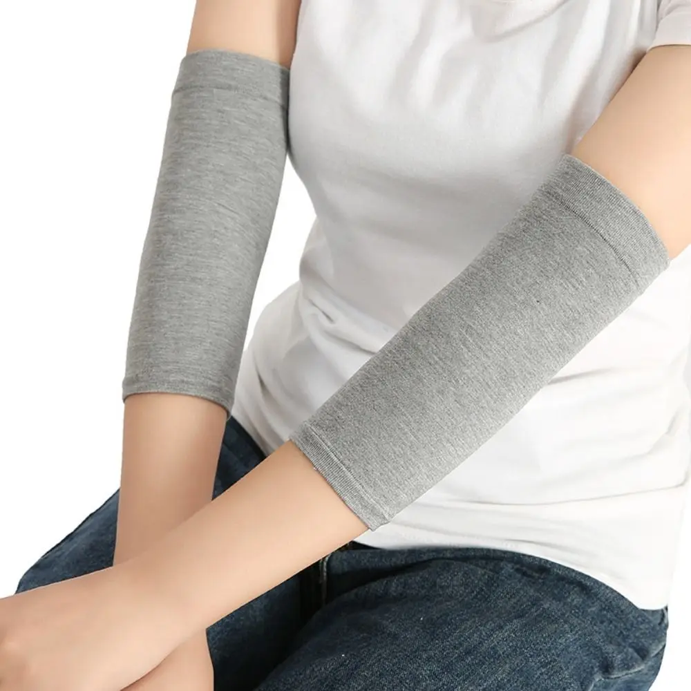 Ventilation UV Protection Cotton Elbow Brace Elastic Absorb Sweat Elbow Support Elbow Protective Pad Arm Sleeve Cover Up Tattoo