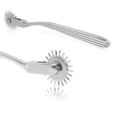 Stainless Steel Gear Roller Massage Tool for BDSM Equipment SM Submissive Role-Playing Adult Products Erotic Toys