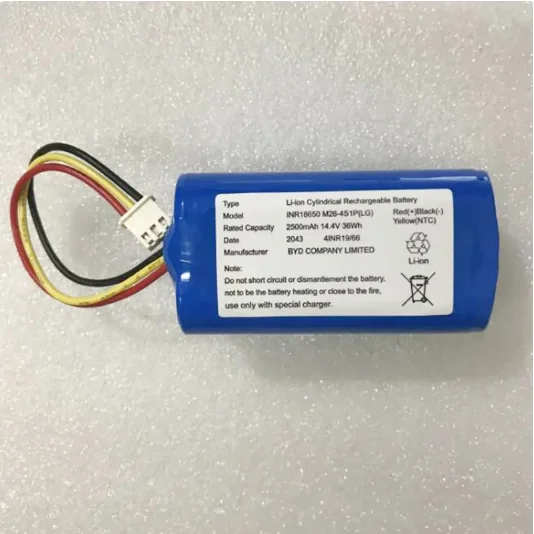 New Original Lithium Ion Battery Inr18650 M26-4S1P 14.4V 2600mah 2500MAh 36wh