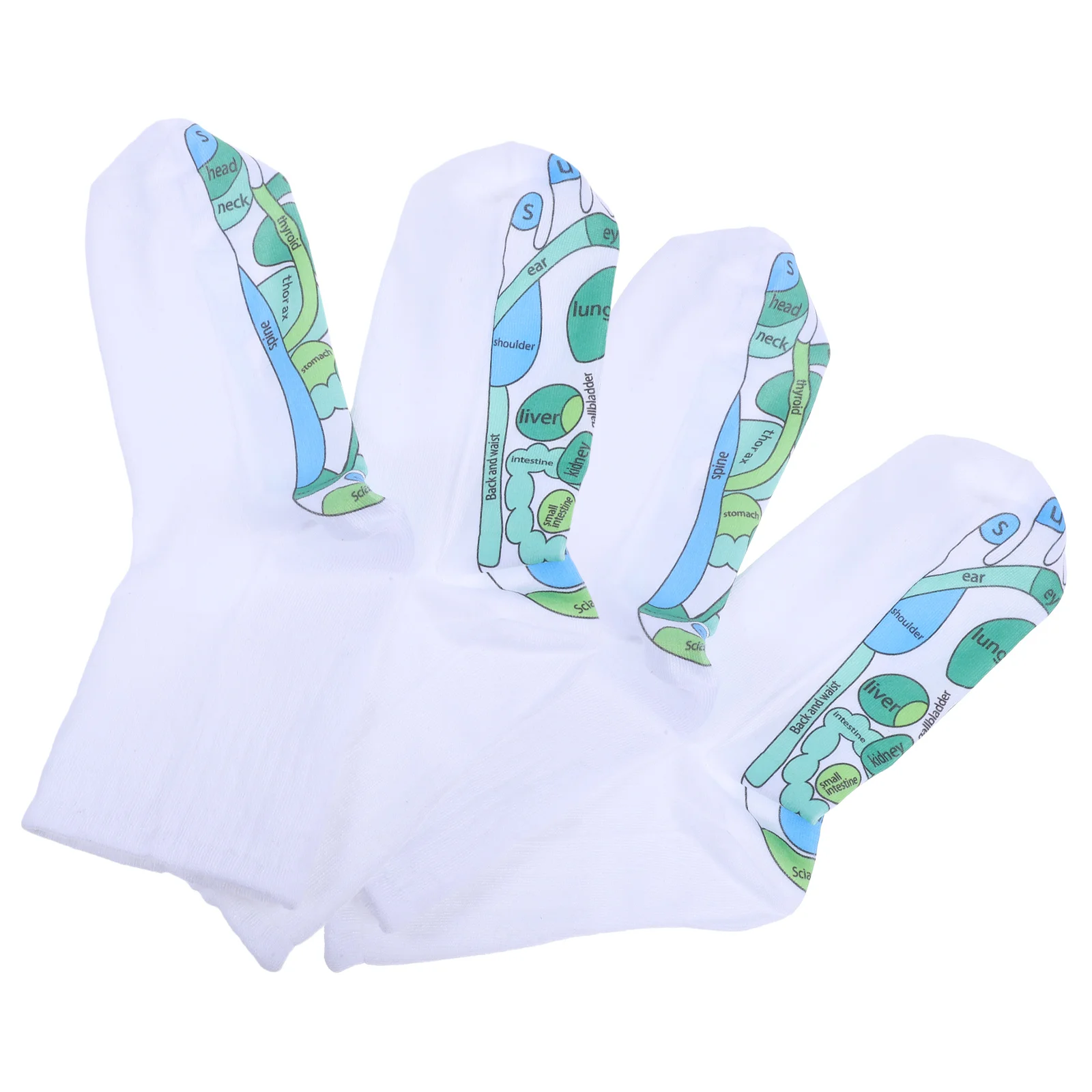 

Massage Cotton Socks Foot Acupoint Design Soft Breathable Unisex Fit for Men Women Home Office Travel Use foot massage