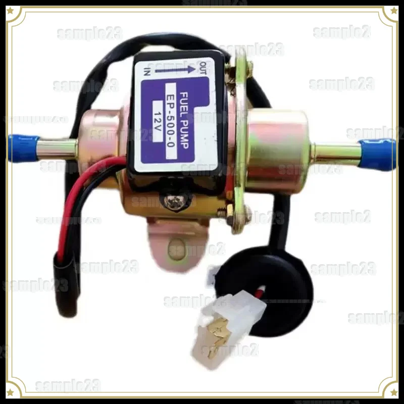 1pc for Kubota Excavator 10mm Inlet Electric Fuel Pump 12V/24V Diesel Feed Pump