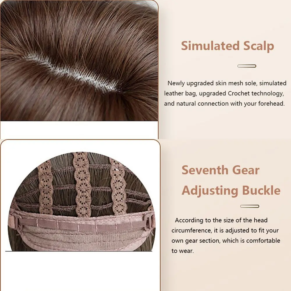 Krótka peruka Afro Kinky Curly Syntetyczne peruki dla kobiet Moda Pełna peruka z grzywką Afrykańskie kobiety Włosy Peruka Brazylijski Fantazyjny