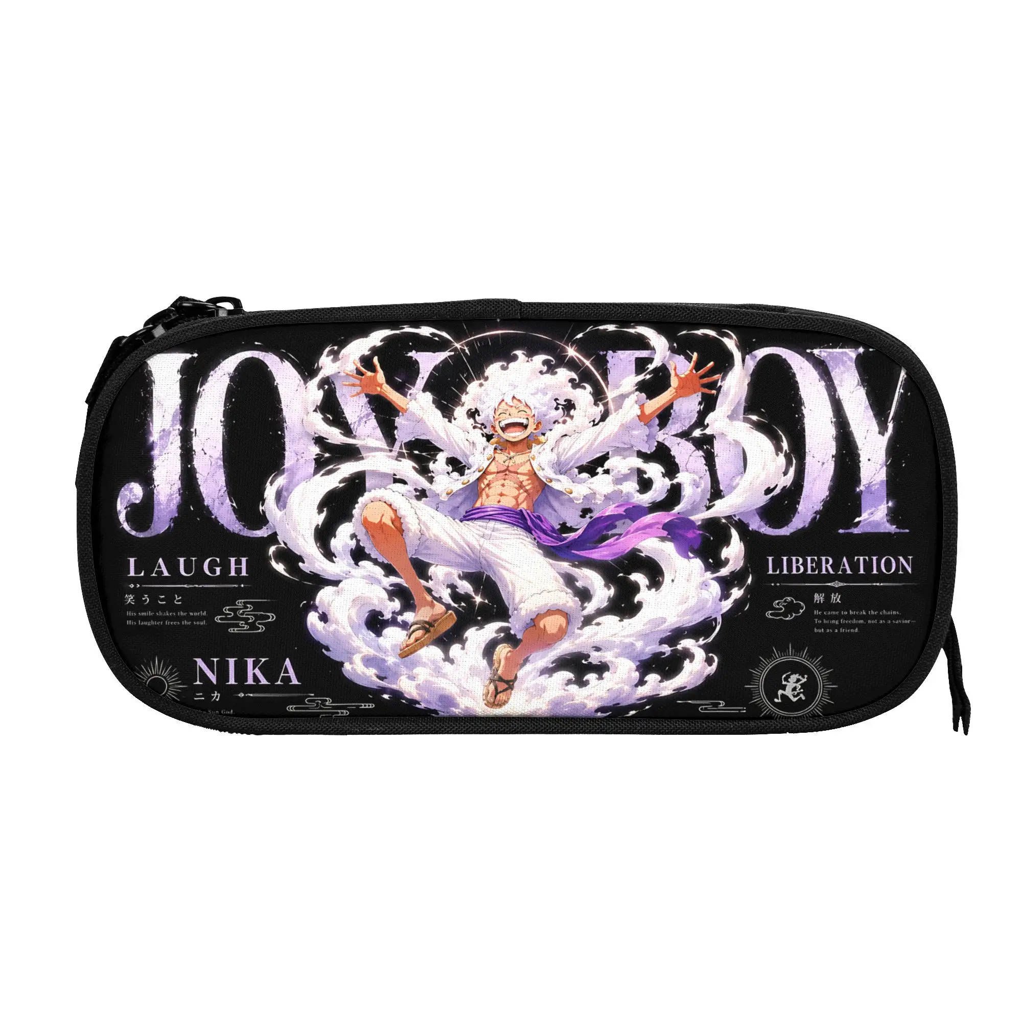 Custom Anime One piece Theme Large Capacity Bags for Child  Handheld Study Bag for Boys Gilrs Kids