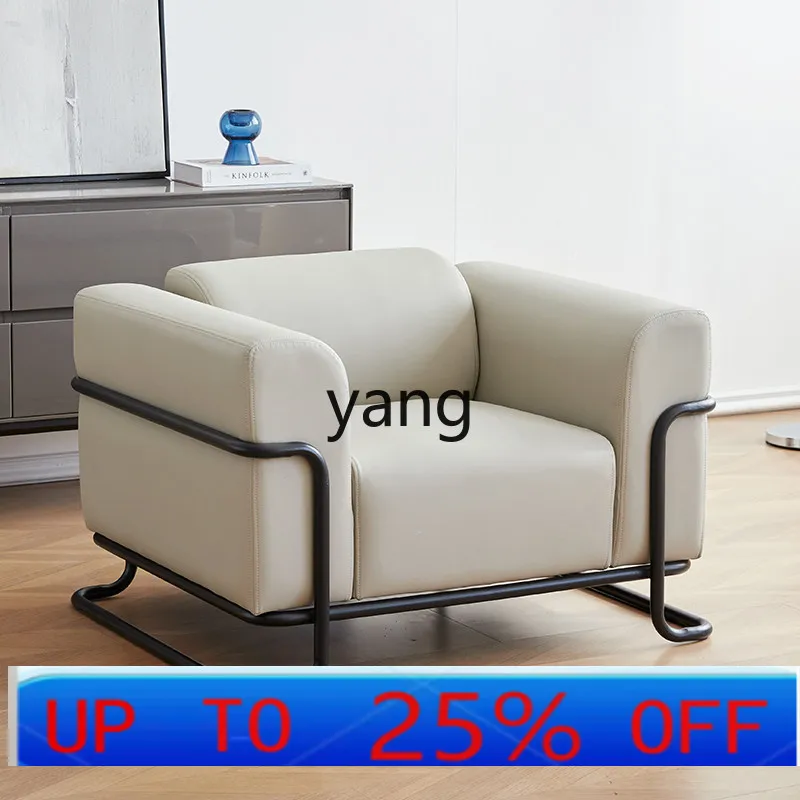 

LTT simple retro office single double coffee table combination negotiation guest area leisure sofa