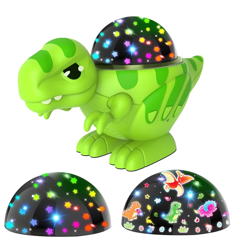 

IALJ-Dinosaur Themed Night Light For Kids For Room, Dinosaur Projector Light For Kids, 360 Degree Rotation Child Projector