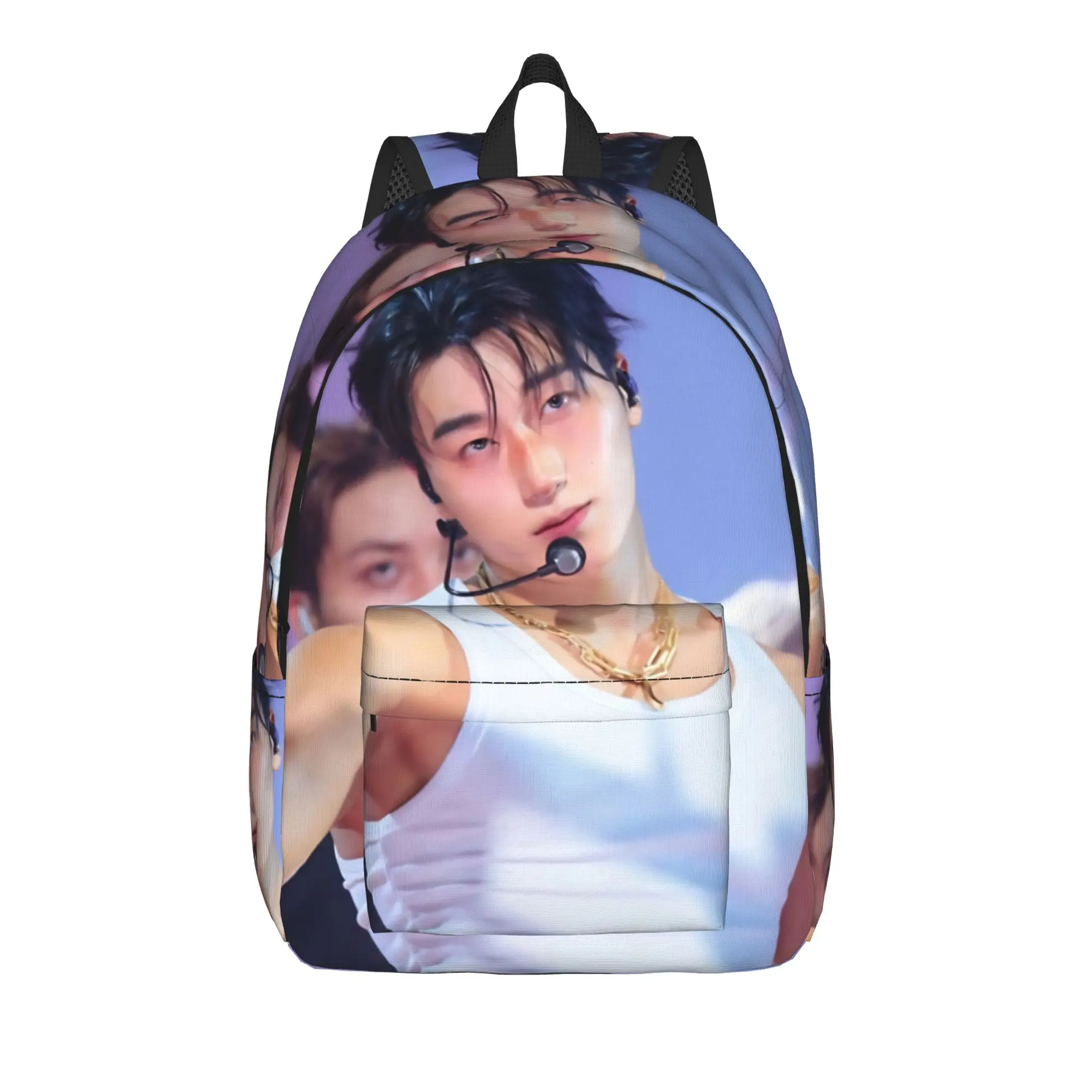 Choi San A-Ateez-Z bad 2026 Backpack for Men Women Cool High School Business Daypack  College Canvas Bags Gift