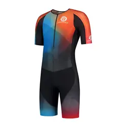 Triathlon Uomo Skater Suit Body Dermotuta Velocità Pattini a rotelle in linea Velocità di equitazione Lycra Pattinaggio Tuta Pattini a rotelle Abbigliamento