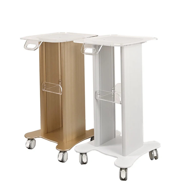 

Beauty instrument cart Acrylic beauty salon trolley Small bubble bracket base