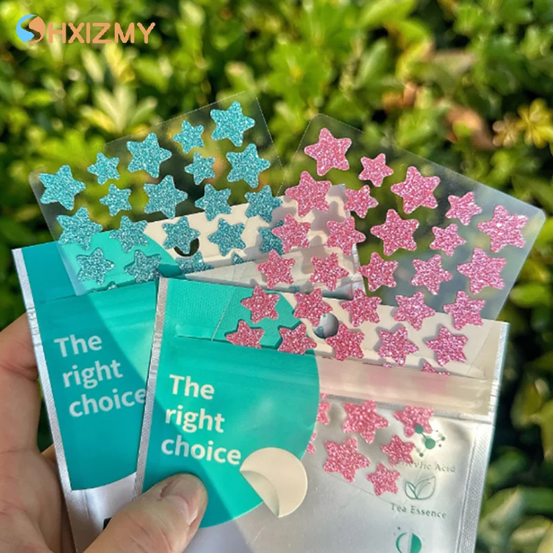 40 stuks acne-patch, draagbare acne-patch om acnevlekken te bedekken en het repareren van acnelittekens