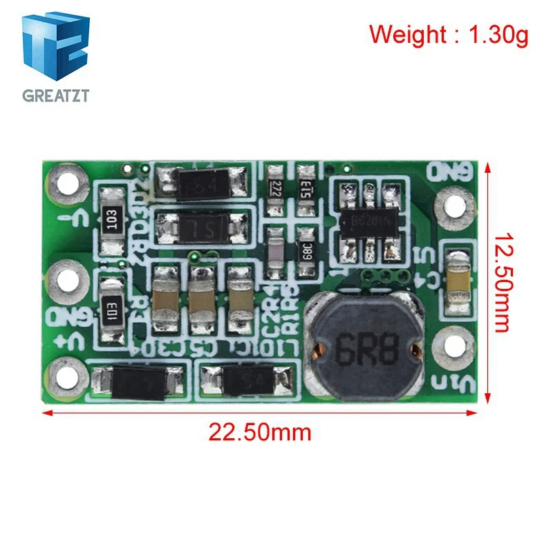 DC-DC Step-Up Positive Voltage Negative Voltage Module DC-DC 3V-14V To 5V 9V 12V 15V 100MA To Positive And Negative Power Supply