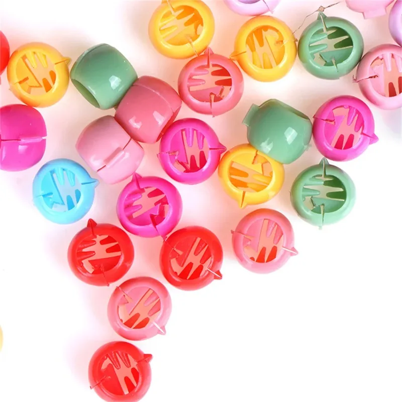 30/80 قطعة مقاطع الشعر الصغيرة متعدد الألوان الكرة الفتيات مقاطع الاطفال لطيف مشبك شعر صغير كليب الكورية موضة إكسسوارات الشعر Lawlici #6