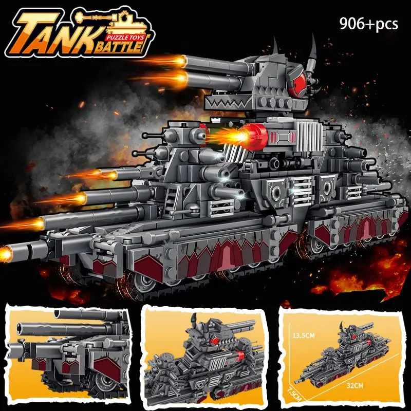 

World of Tanks - Конструктор «Идеальная форма танка Левиафан» (KV44) для мальчиков - Вторая мировая война: адский Карл-Герат