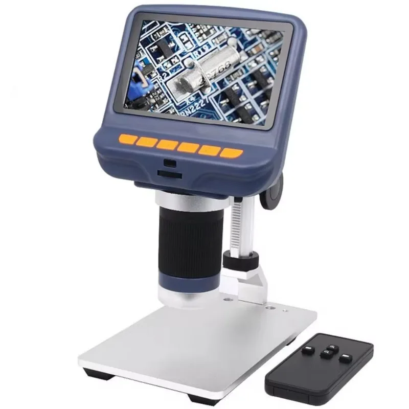 Digital Microscope 4.3 Inch 1080P HD Sensor USB 220X AD106 AD106S LCD Display for PCB Repair Soldering Portable Inspection Tool