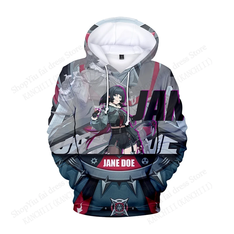 만화 애니메이션 젠리스 존 제로 3D 프린트 후드티 남녀 패션 플러스 사이즈 후드 스웨트셔츠 남아 여아 코트 아동복 신상품