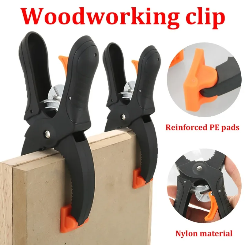 6 Inch 8 Inch Clamps for Woodworking Nylon A Clip Spring Retainer Fixed Adjustable Compression Strong Ratchet Clamp Hand Tool