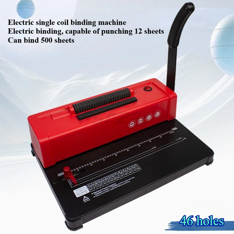 Mesin Pembuat Lubang Spiral SB12 Single Coil, Mesin Binding Spiral, Mesin Binding Ring Plastik Voucher