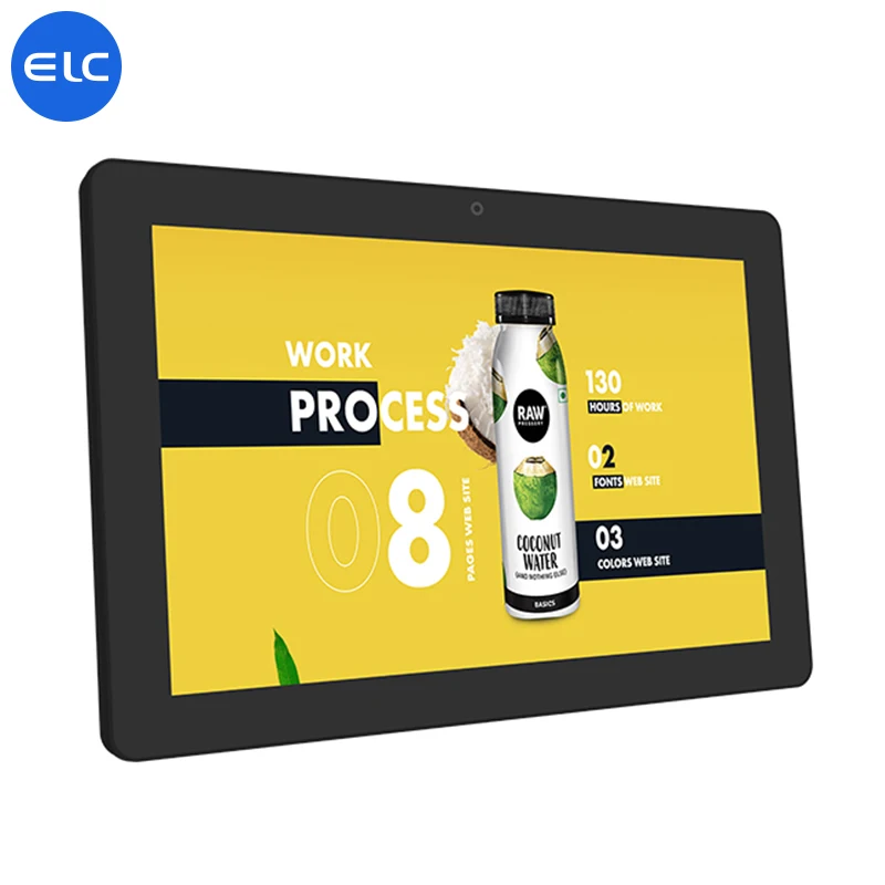 

WF1026T Customized 10 Inch Android Wifi Touch Screen Tablet Rockchip Android 11 RJ45 Ethernet Port POE 2GB New Wall Mount Models