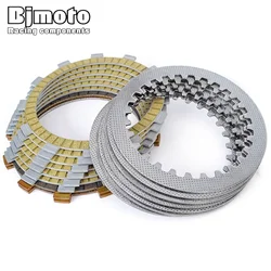 Clutch Friction Disc Plates Kit For Yamaha FZ6-SA FZ6-SAHG FZ6-SHGY FZ6 FAZER S2 FZ6SW FZS6W FZ6 4H7-16321-02 3J2-16324-00