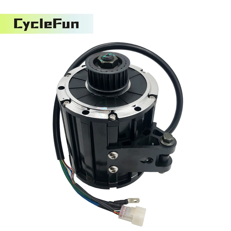 Programmable QS120 72V 2KW 70H Mid Drive Motor With Votol EM100 DC 120A Controller And DKD ONE-LIN Display For Scooter E-bike