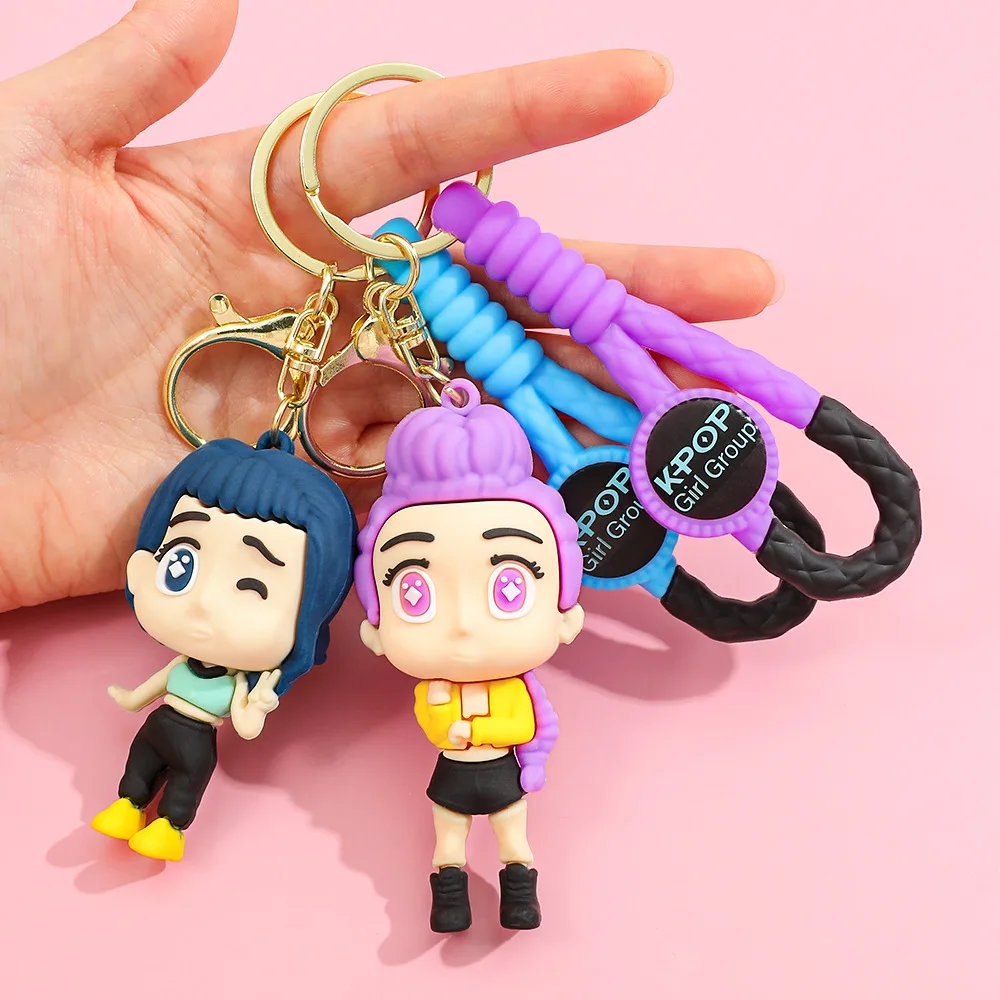 

Брелок KPOP «Охотники на демонов», брелок с изображением тигра из ПВХ, милый брелок в стиле Харадзюку для детей и фанатов на Хэллоуин