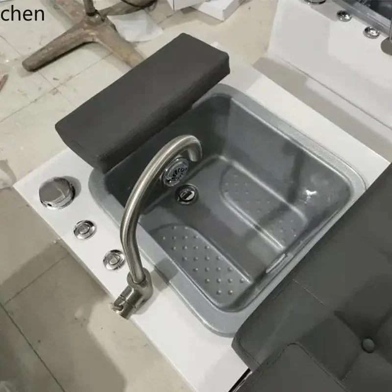 y8- Nail Salon Three-Seater Sofa Foot Bath Massage Automatic Electric Multi-Functional Beauty Salon Foot Spa Chair