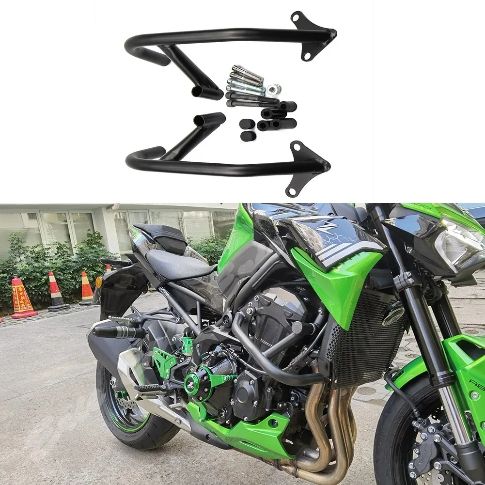 

Motorcycle Left& Right Engine Crash Bar /Rear Armrest Protection For Kawasaki Z900RS Z900 2017 2018 2019 2020 2021 2022