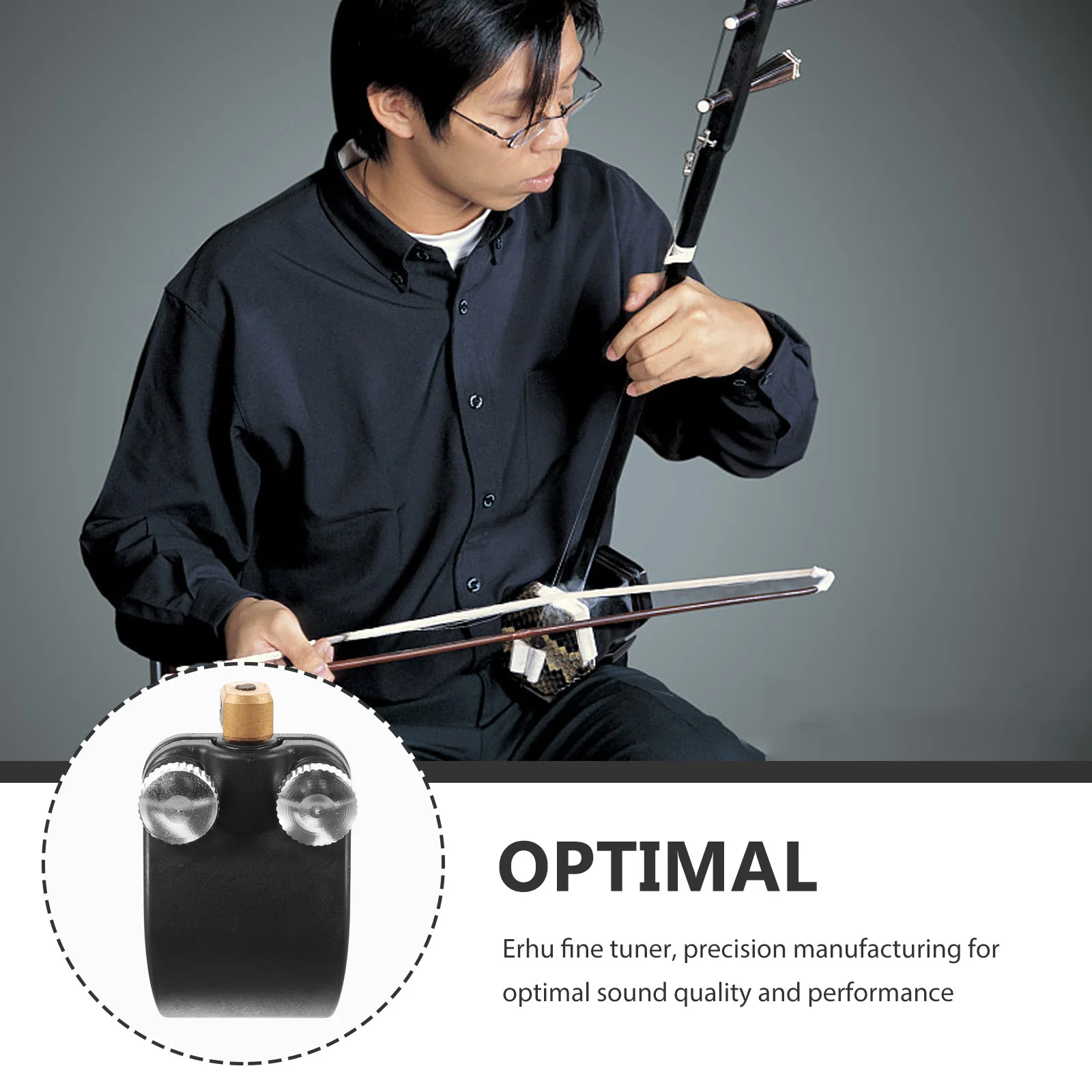 

Erhu Qianjin Intonation Tool Music Tuner for All Instruments Bridge Alloy Tuning General Musical Accessories Plastic
