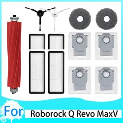 für Roborock Q Revo S/Q Revo Pro/Q Revo MaxV Kehrroboter Komplettes Zubehör Hauptbürste Seitenbürste Lappenfilter Kompletter Zugang