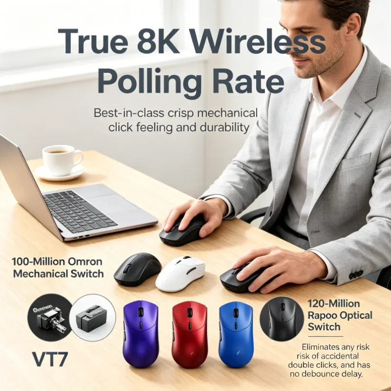 raton-para-juegos-rapoo-vt7-max-gen-53-g-superligero-frecuencia-de-sondeo-verdadera-de-8k-inalambrico-hasta-750-horas-de-rendimiento-de-bateria