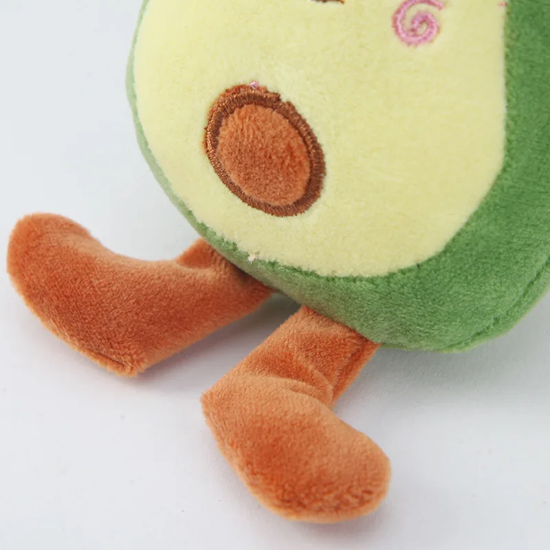 Mała innowacyjna owoce w stylu kreskówki lalka z awokado pluszowa zabawka urocza torba brelok wisiorek