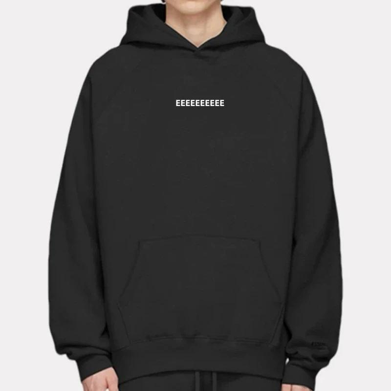 

Classic Brand Double Line Men's Hoodies Luxuriy Design Chest Reflective Small Lettering Logo Fashion Couple Loose Cotton Hoodie