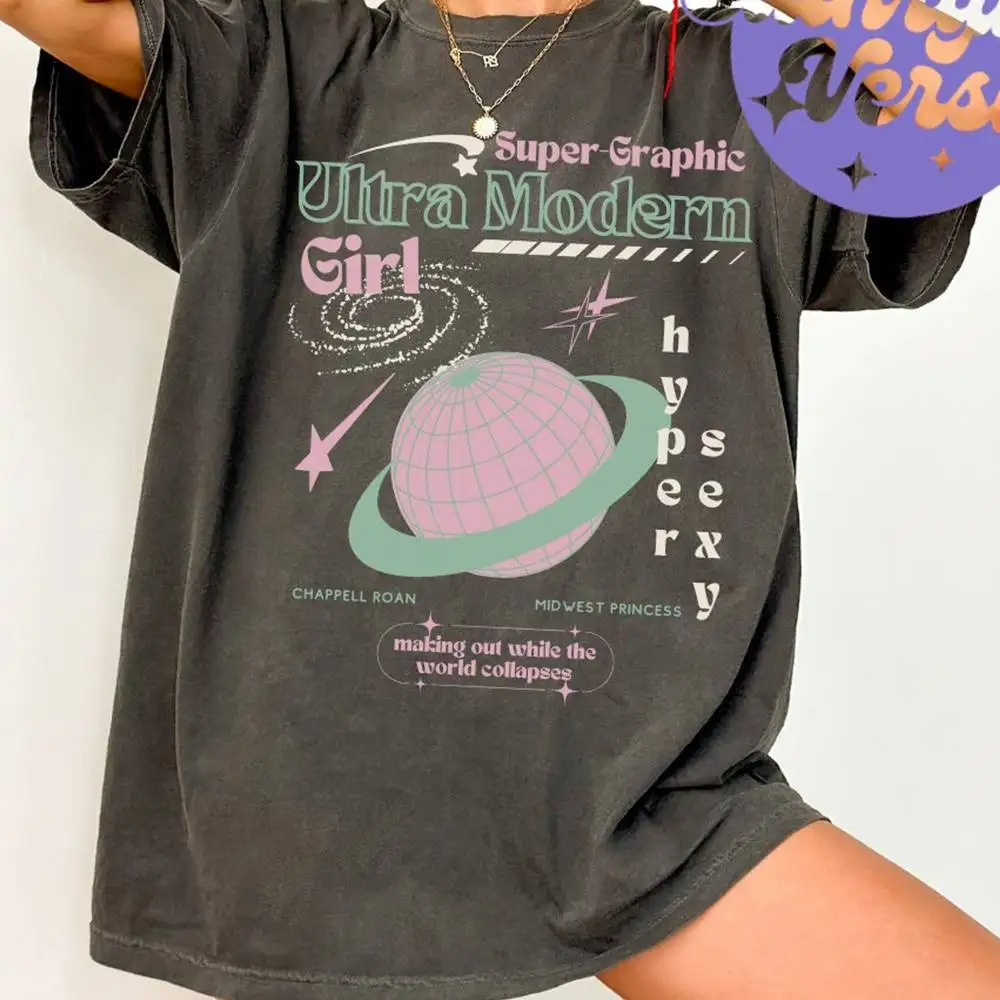 Chappell Roan Shirt Good Luck_ Babe T-shirt Midwest Princess Tour Tshirt Super Graphic Ultra Modern Girl Top Tee Summer Femaleee