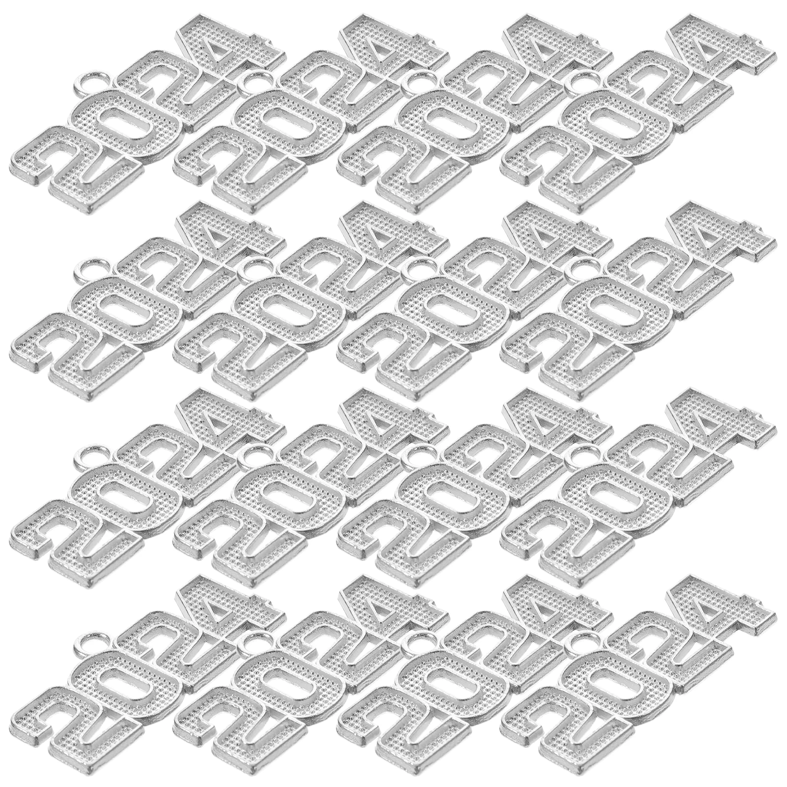 

100 Pcs Charms for Necklaces Alloy Pendant Accessories Jewelry Making Silver Bracelet
