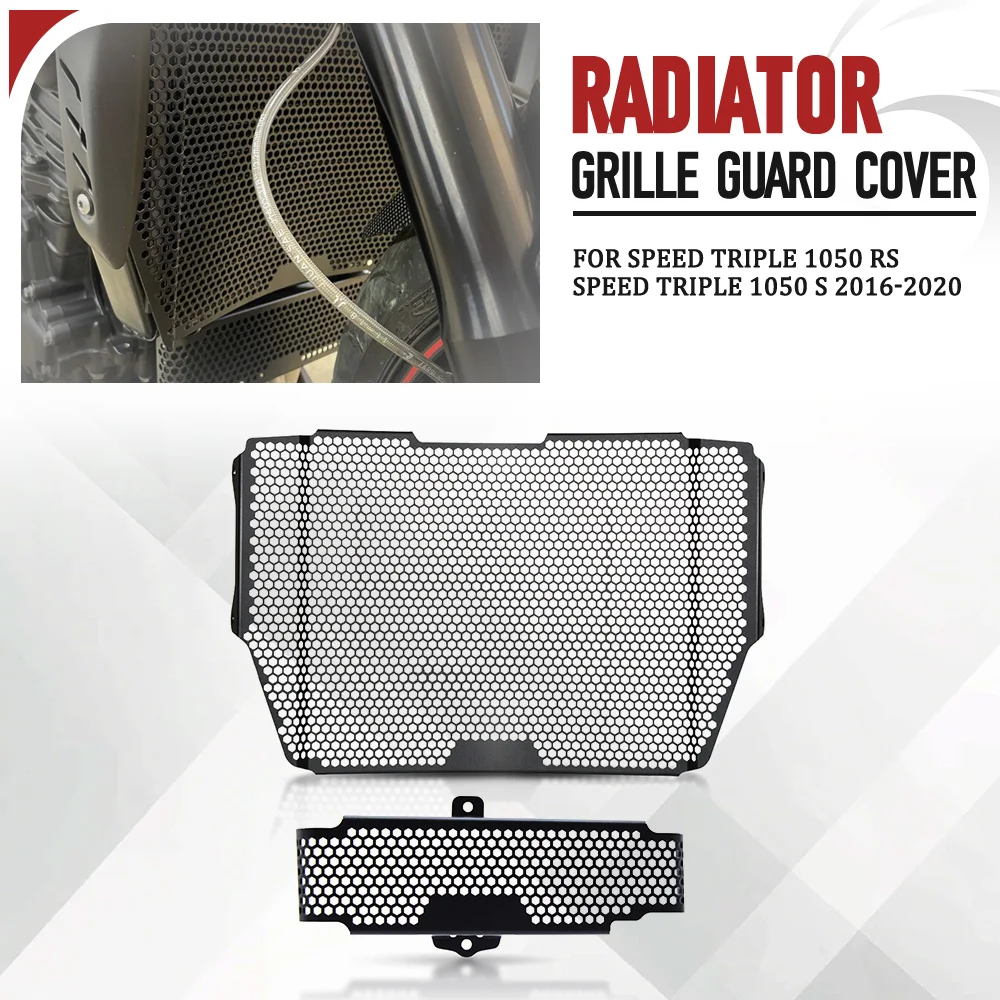 

Motorcycle Accessories Radiator Guard Grille Cover Protector Protection For Speed Triple 1050 RS Speed Triple 1050 S 2016-2020