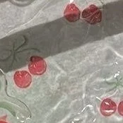 Transparentes Federmäppchen mit süßer Kirsche, großes Fassungsvermögen, für Studenten, Schreibwaren, Reißverschluss, Stifttasche, Schulbedarf, Make-up-Aufbewahrungstasche