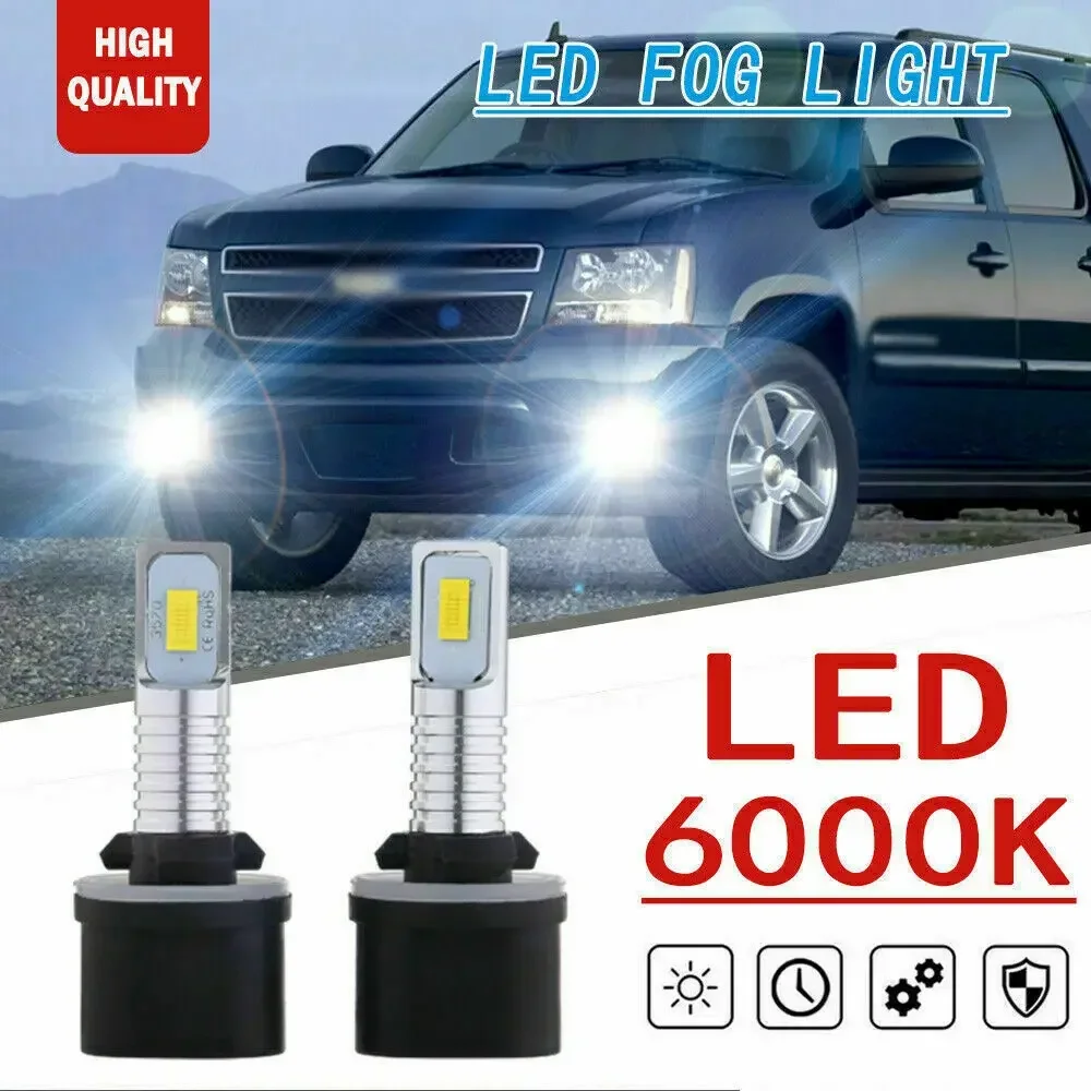 

2x 880 70W LED Fog Light Bulbs HID White For Hyundai Santa Fe 2002-06 Hyundai Tucson 2005-2017 2005 2006 2007 2008 2009 2010