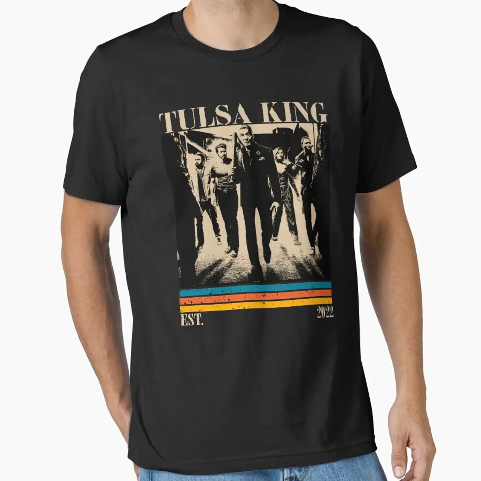Tulsa King designed and sold by Le Freak vintage Washed Unisex homme Comfortable Slightly graphic fashion designer clothes