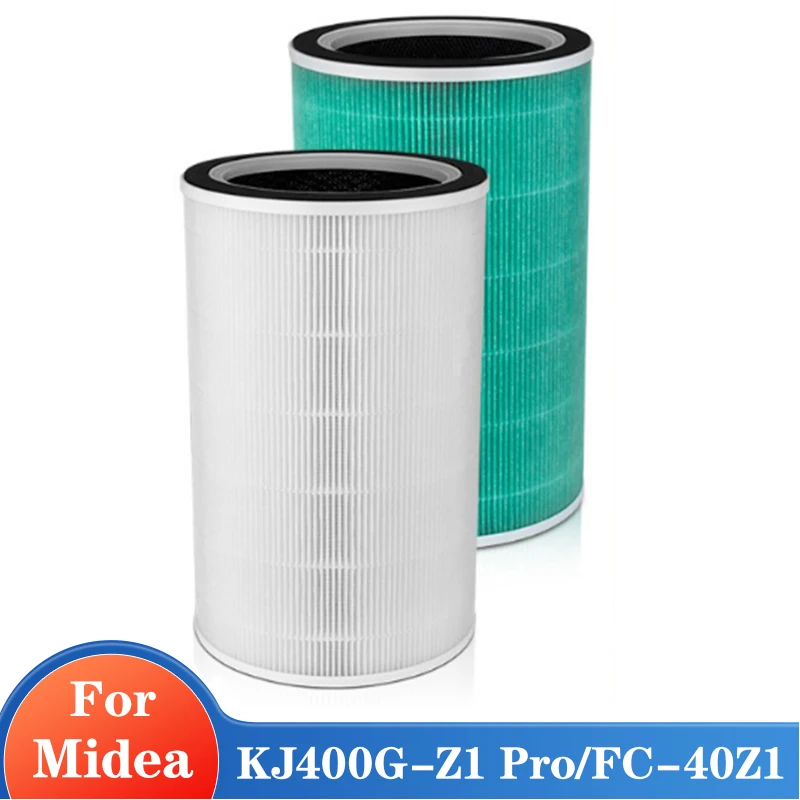 

Фильтр для очистителя воздуха Midea KJ400G-Z1 Pro / FC-40Z1 P2.5 HEPA с угольным фильтром от формальдегида